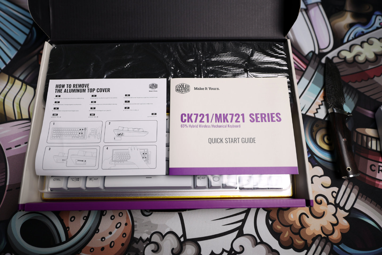 CPU|【擺评】酷冷CK721三模机械键盘-小巧、实用