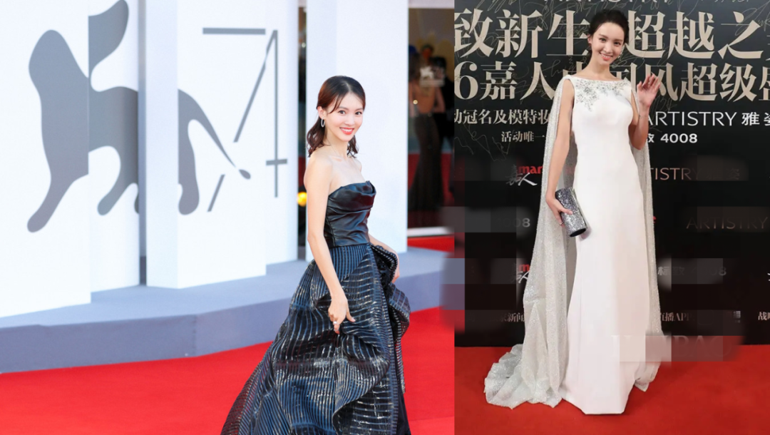 马思纯|仙女曾经也吓人，红毯造型从土妞到洋气的女星，以前真敢乱穿啊