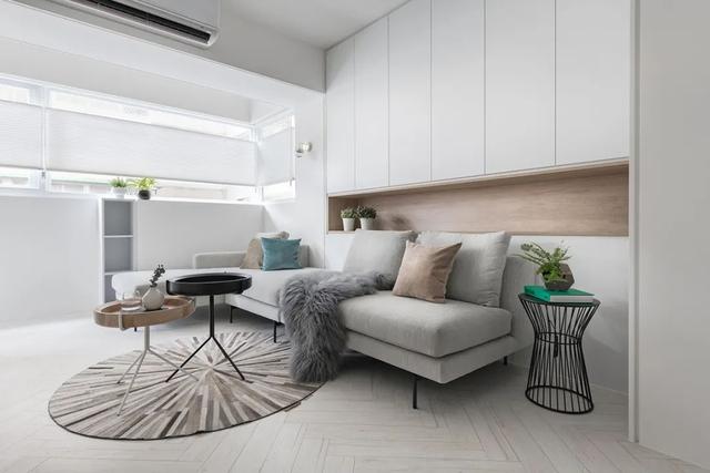 走进她家,才知道什么叫好看与实用并存,光一个客厅就人见人夸