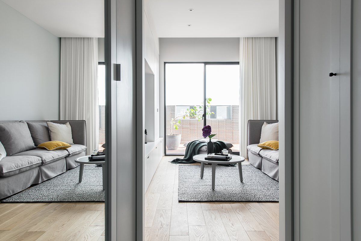 一个人过，就买套小户型！学她家这样装，简约高级灰太有感觉了