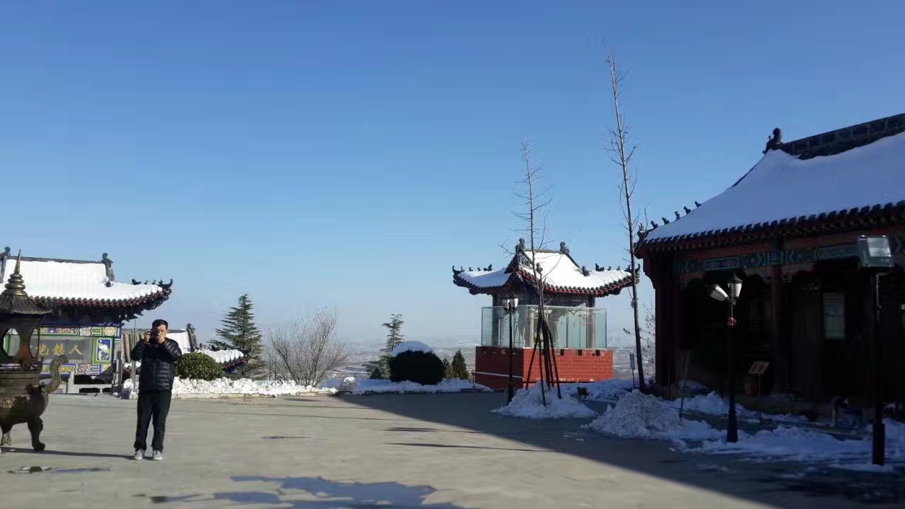 寒山寺|踏雪寻觅三门峡寒山寺