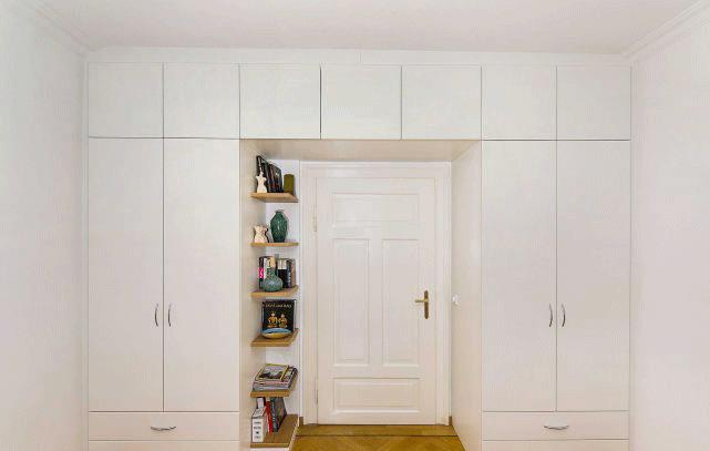 真聪明,门洞两侧向外挤出40cm宽,学会这招,实现双柜收纳多10㎡