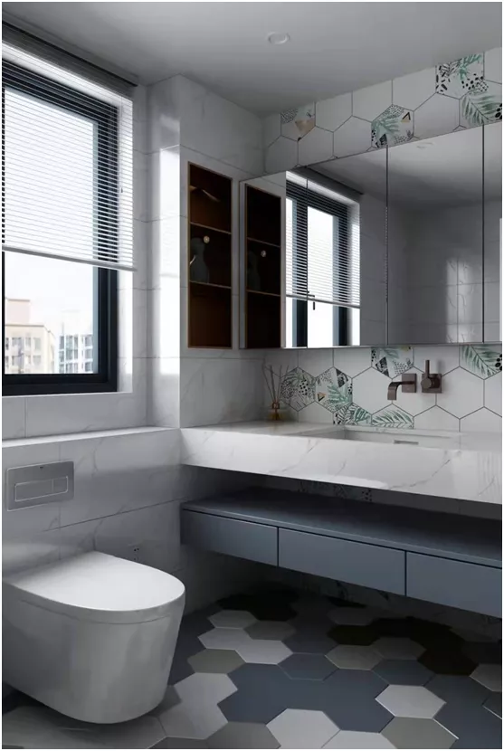 65㎡小户型，客厅、卧室舍弃墙体做隔断，房间通透又高级