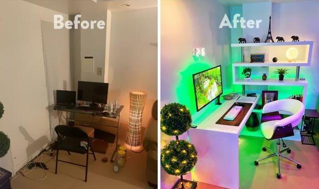 外国网友分享一波令人惊叹的家居改造对比图,看得人都手痒了!