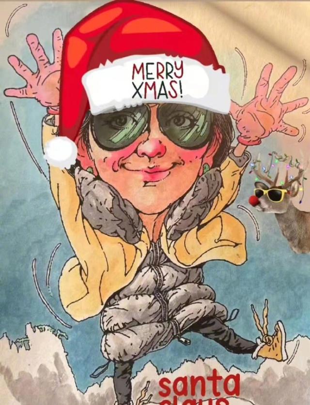 田羽生|女星齐晒圣诞写真：秦岚秀纤腰，宋祖儿小性感，杨幂王珞丹撞背景