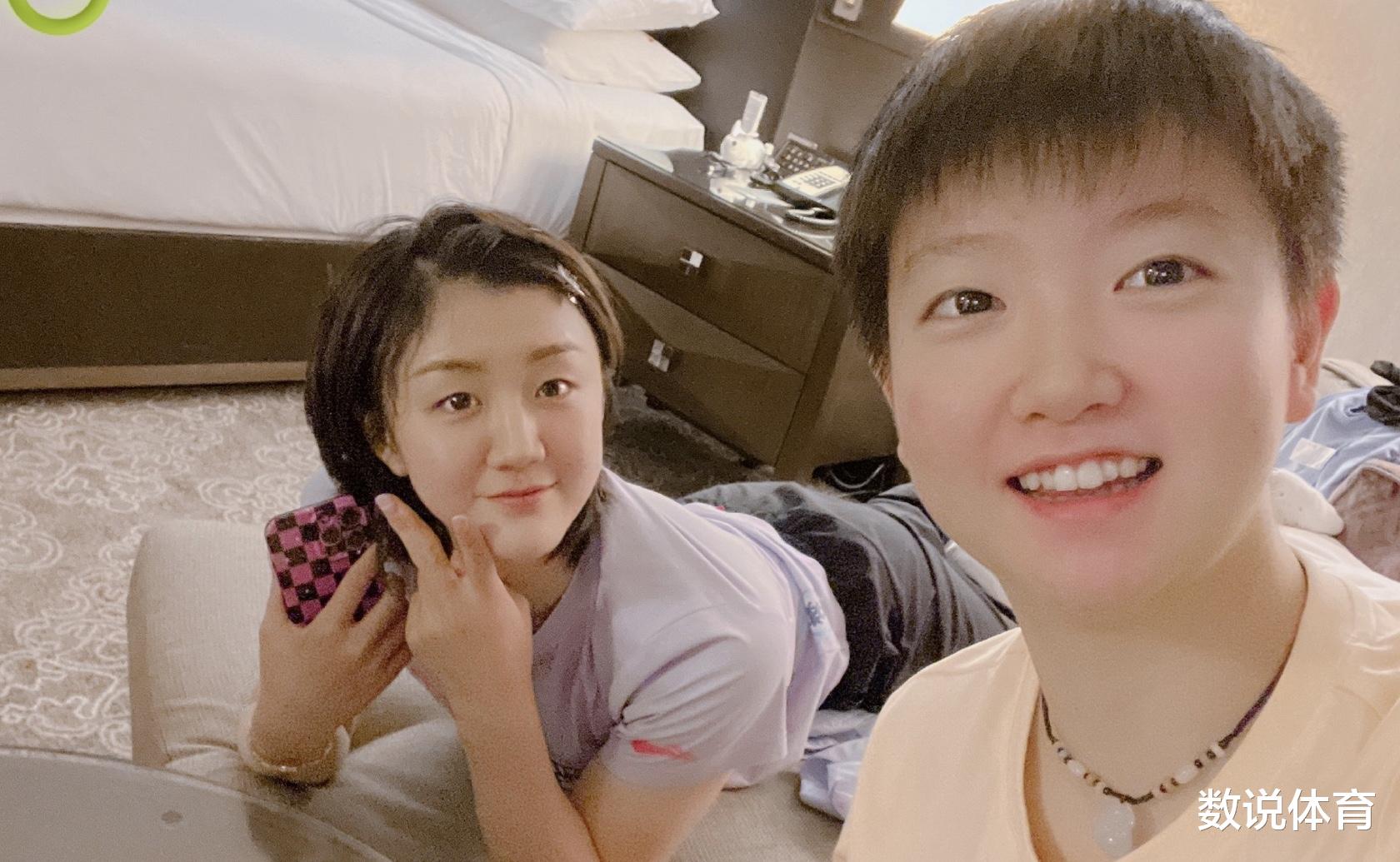 孙颖莎|陈梦孙颖莎新造型亮相！拿到亚运单打资格意气风发，王曼昱真遗憾