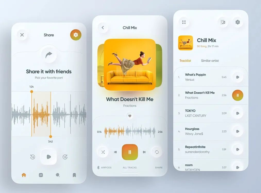 meta|国外APP界面设计!简 中 有 美