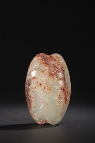 |旧藏-和田玉“龟甲”挂件