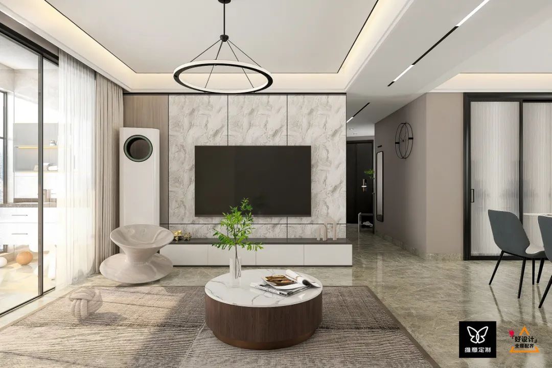 全屋柜子都刷白色，担心太单调，没想到效果这么惊艳