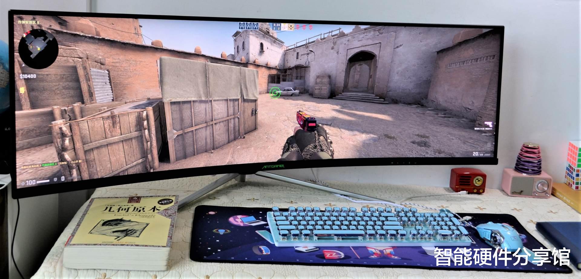 显示器|图赏49英寸超大显示器：多屏拆分搭配光速刷新，硬核配置让人爱