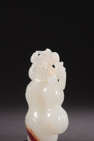 葫芦|清代-和田玉籽料多子多福葫芦挂件