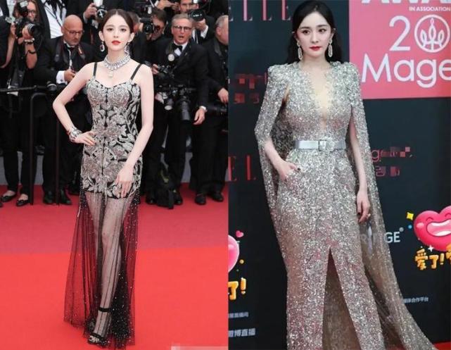 礼服 红毯还得看咱内娱！韩国寡淡乏味、港台花哨乡土，谁出色一目了然了