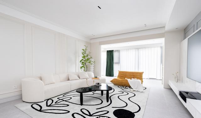 260法式大平层，半包+定制25万搞定，一家四口过着理想生活！