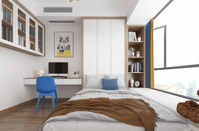 不拘泥于传统装修布局，这对夫妻果断把客厅改“书房”，功能好用