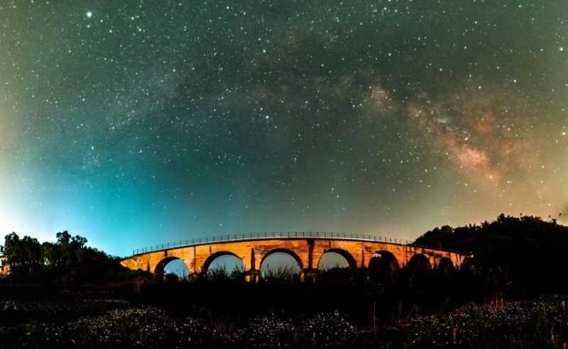 |大美！星空下的开远桥