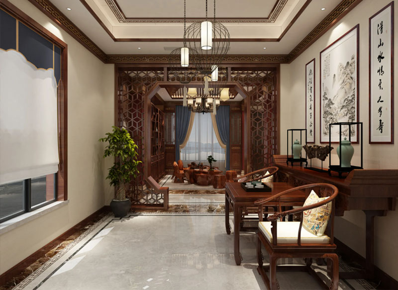 中式红木装修,是淡定与从容的诗意