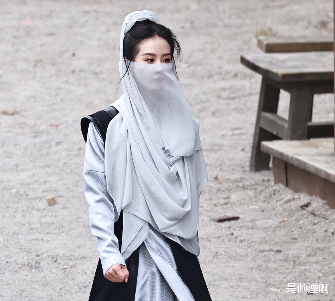 刘诗诗|刘诗诗《一念关山》面纱造型路透!白衣气质好绝,粉丝:期待了!