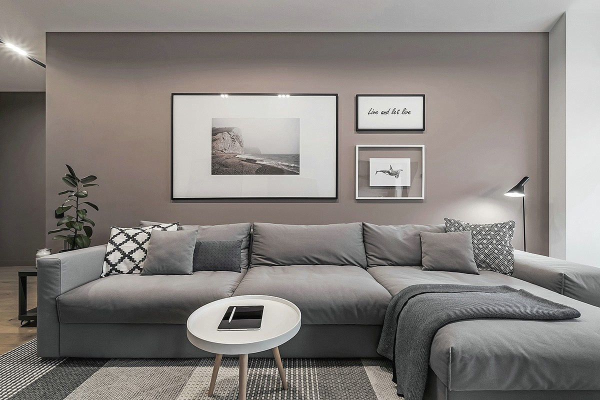 97平现代风三口之家，用细腻的空间情绪，来获得舒适的吸引力