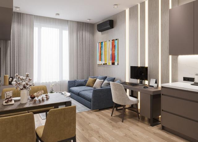 小户型该怎么装?现代风格的装修设计很适合紧凑的空间