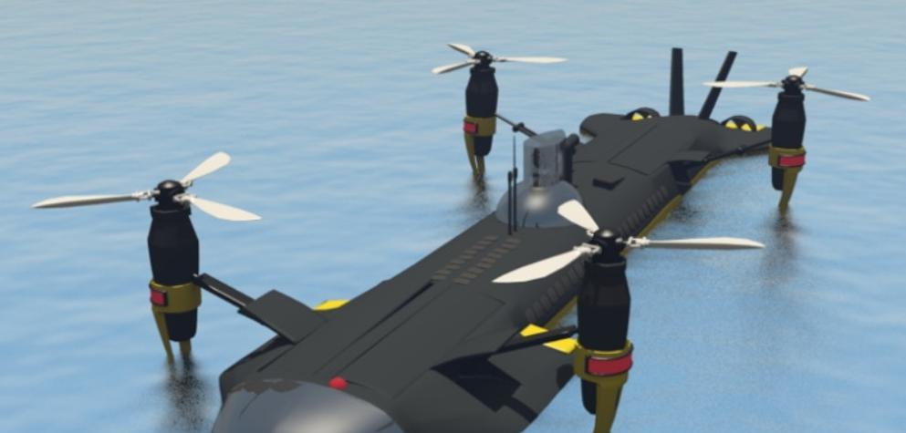 印媒：中国“飞行潜艇”曝光，能飞还能潜水，让美军航母防不胜防