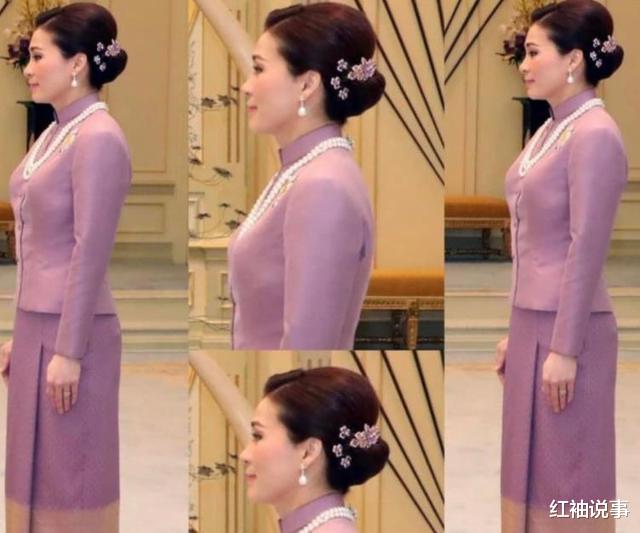 苏提达|苏提达首饰别出心裁,佩戴大金链子亮相,没有王冠照样抢风头