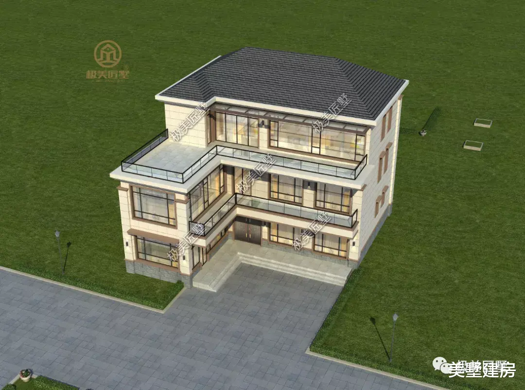 时尚的设计还是要看现代风,16米×17米,看看不吃亏