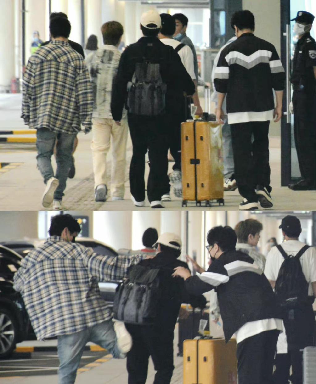 陈楚生|《快乐回来啦》张远为陈楚生应援翻车，陈楚生假装生气踹他一脚！