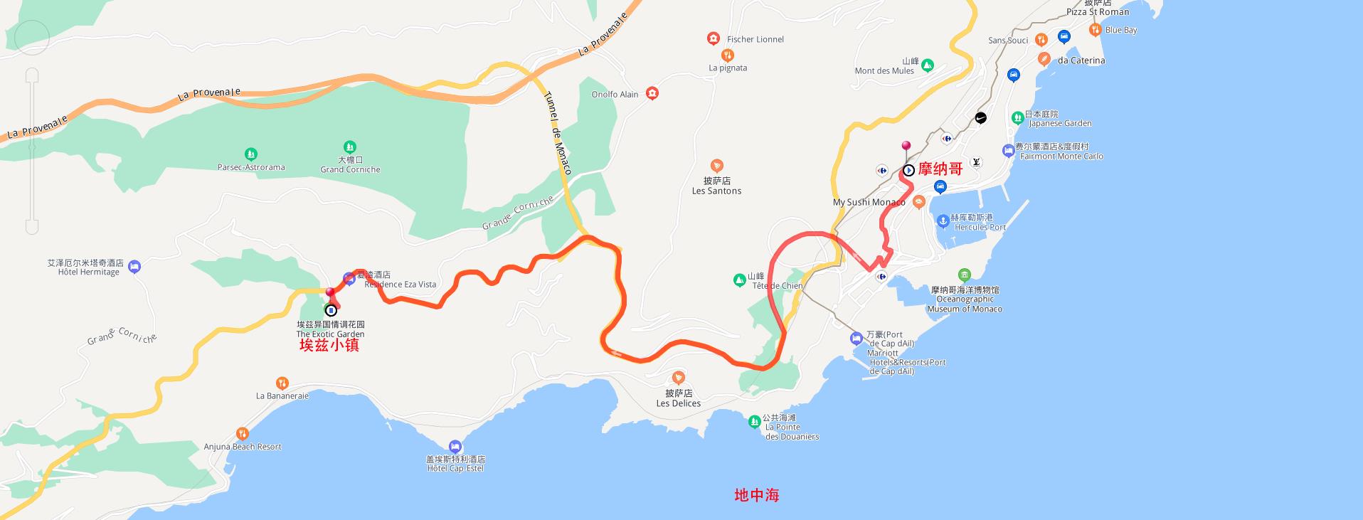 石景山|法国游记(3)埃兹-\鹰巢村\-法国蔚蓝海岸最古老美丽的一座山城