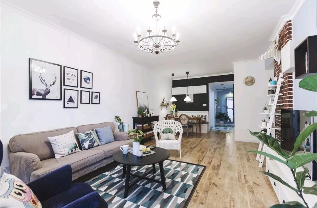 90后的95平二居室,用20万打造一个舒适的宜家风