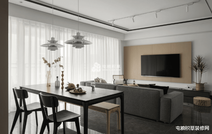 148m2现代简约，精装房大改造，装出简约温馨的舒适感