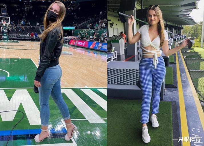 雄鹿队|雄鹿老板长女又来看NBA，陪伴卫冕之路！极品白富美，身材丰腴
