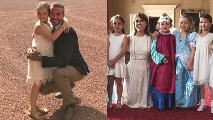 哈珀·贝克汉姆|贝家小七：从嘟嘴萌娃长成漂亮小公主，被父亲和3个哥哥宠上天了