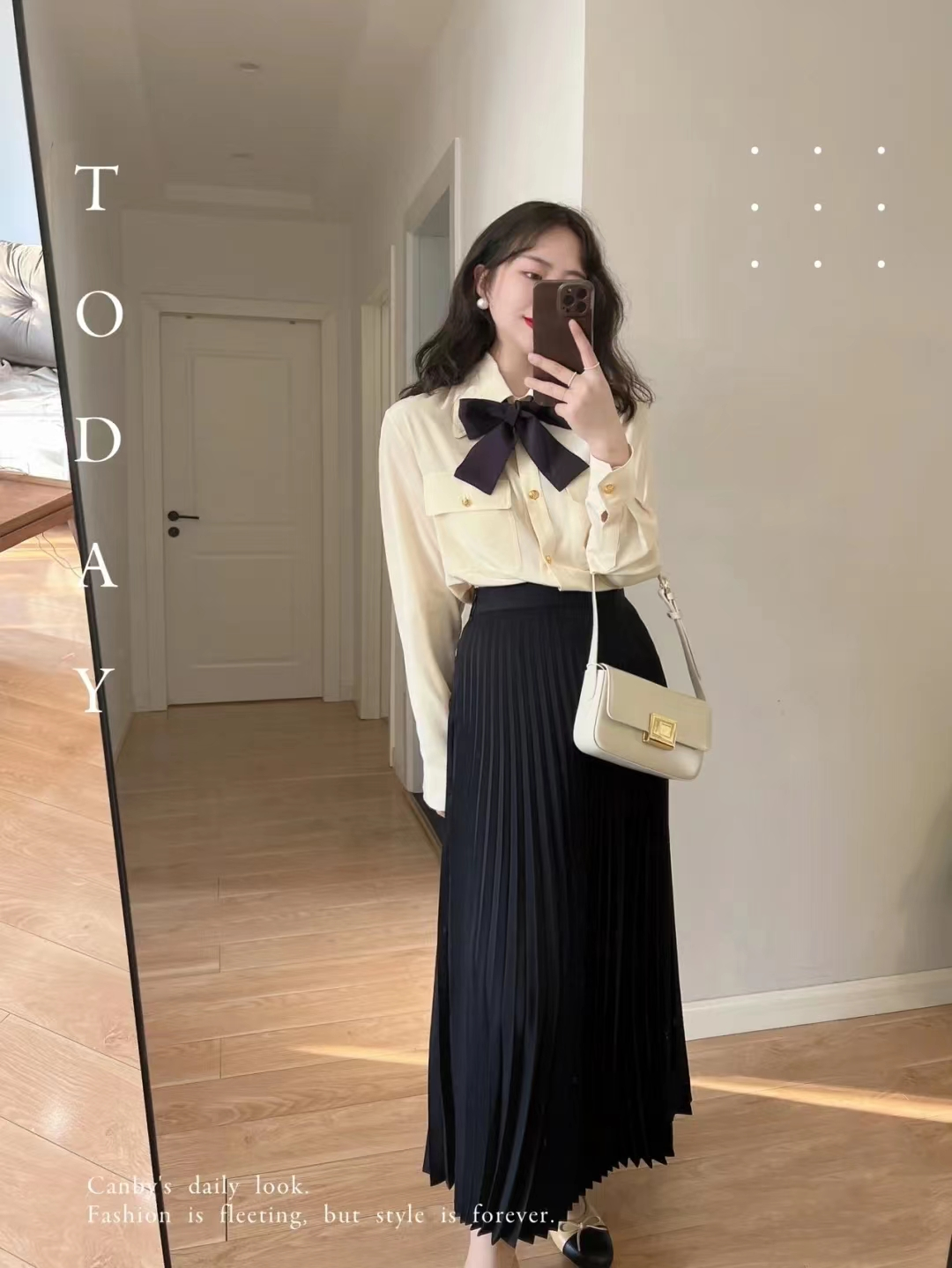 夏季“衬衫+半裙”搭配太美了，掌握这5套搭配，逛街、通勤没烦恼