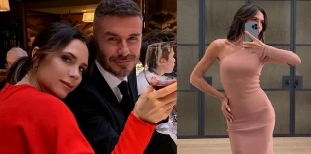 维多利亚|小贝“偷看”妻子换衣，48岁维多利亚腰真细！极致身材，太自律