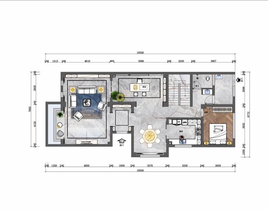 【鲁班装饰】倚澜苑420㎡新中式风格,禅意浓浓。