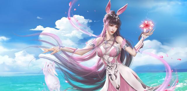 小舞|《斗罗大陆》画师笔下的小舞，白色裙子好仙气，清丽动人大长腿！