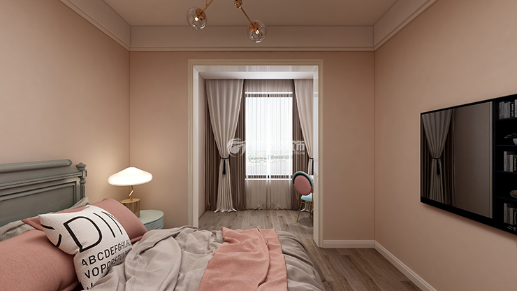 保利中粮堂悦1402现代风格装修,家的感觉就是这样。