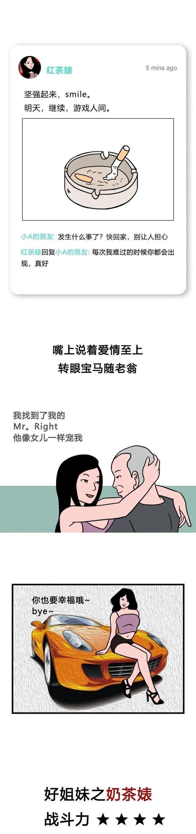 男生如何鉴定区分绿茶女、红茶女、奶茶女、女汉子?