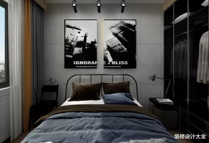 140㎡三房设计,强烈的艺术视觉给人时尚的居住体验!