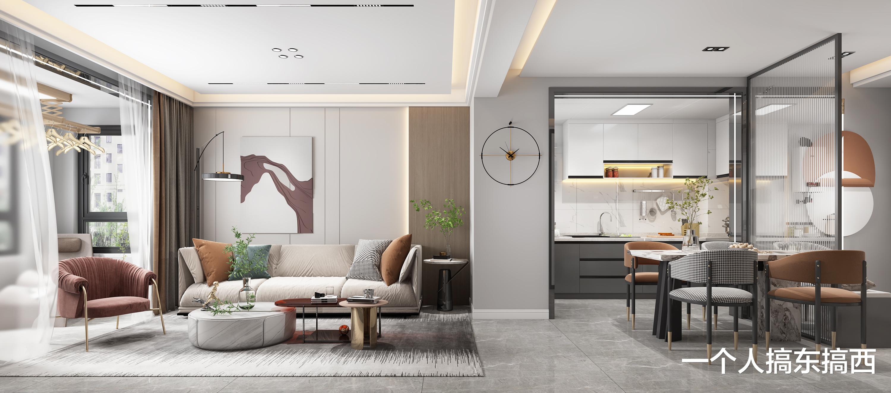 120平两室一厅一卫这样装,真的很好看