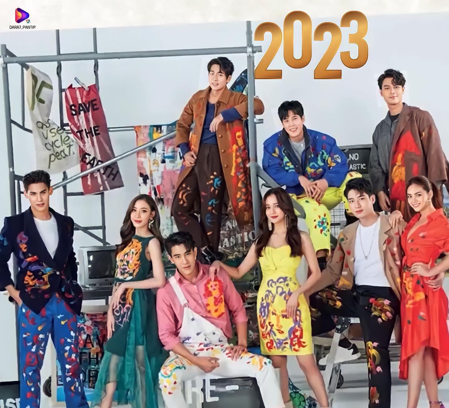 明星|又是一年！泰国7台公开2023明星台历