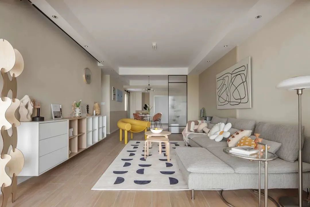 120平北欧风格装修,主卧真绝了,绿色系清新好治愈!