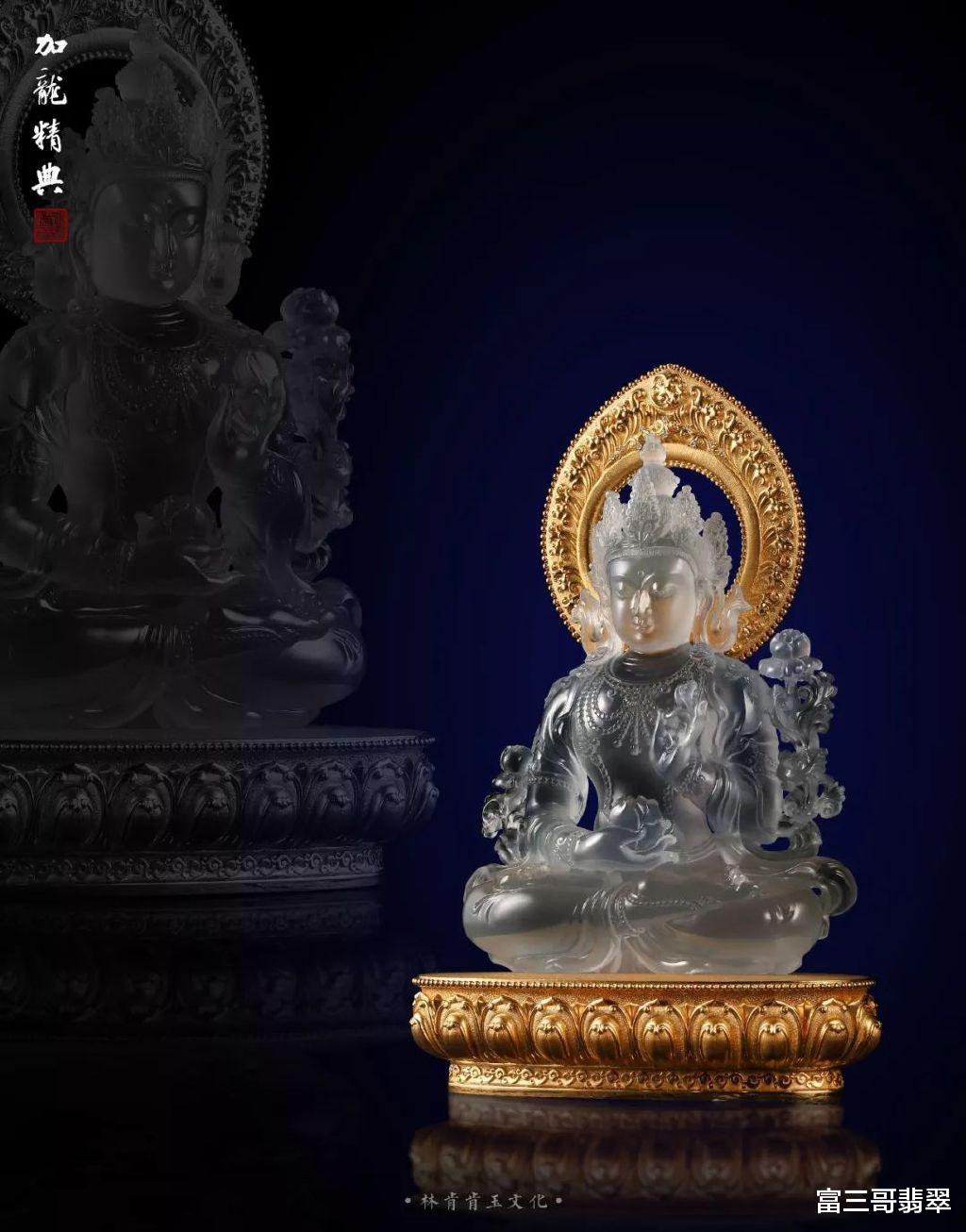 |玉赏 ▏美到窒息！加龙高端翡翠佛造像，看完心静了