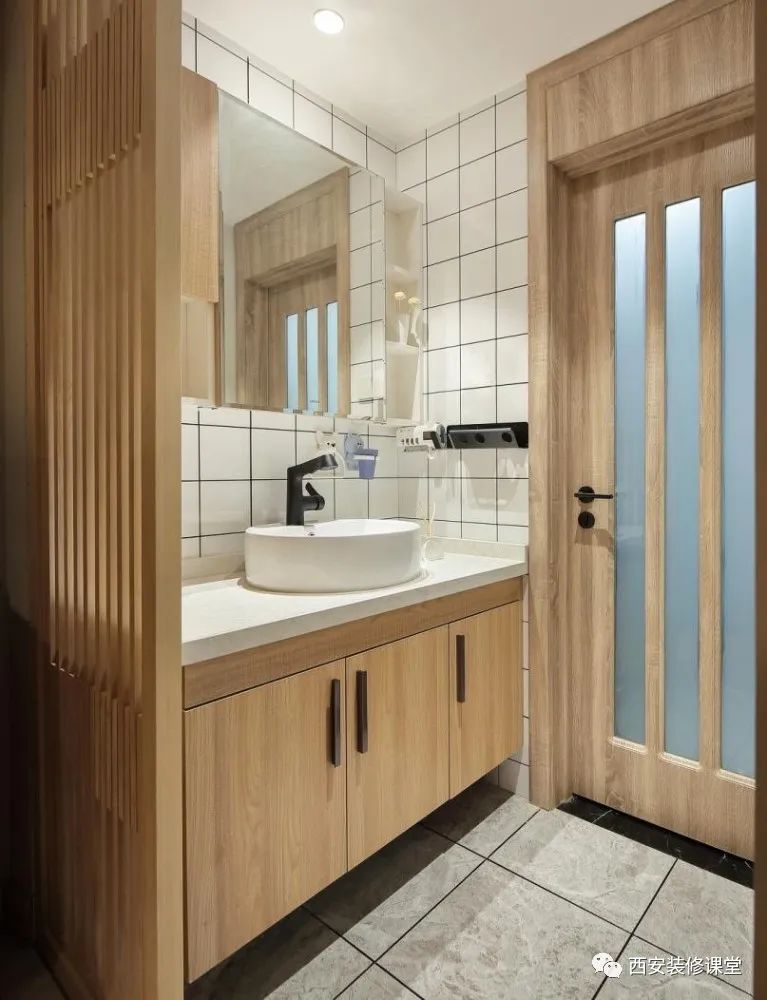 90㎡两室原木风,日式婚房