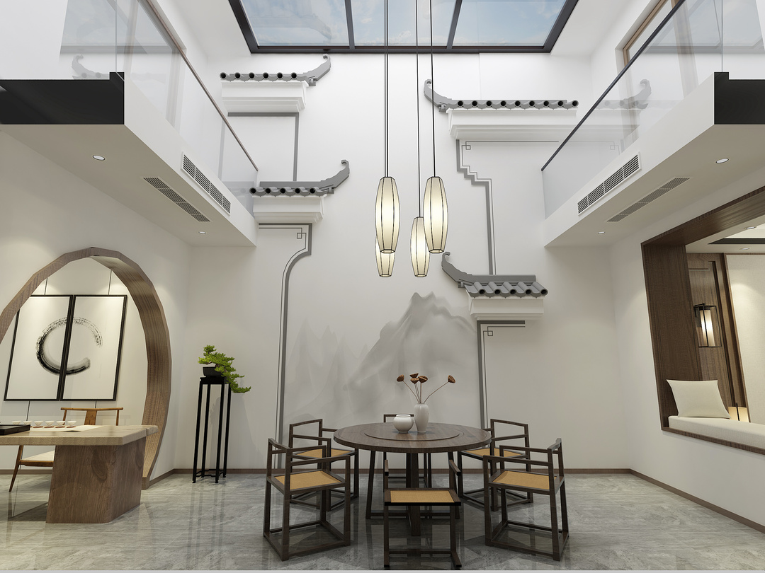 住进江南水乡的温柔里丨575㎡新中式