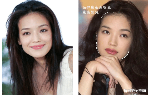 苹果 脸大、颅顶低的女生，如何靠“穿搭”变美？