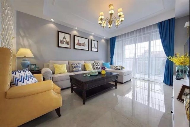 118平现代美式三居室，让人羡慕不已的华丽而又温馨空间