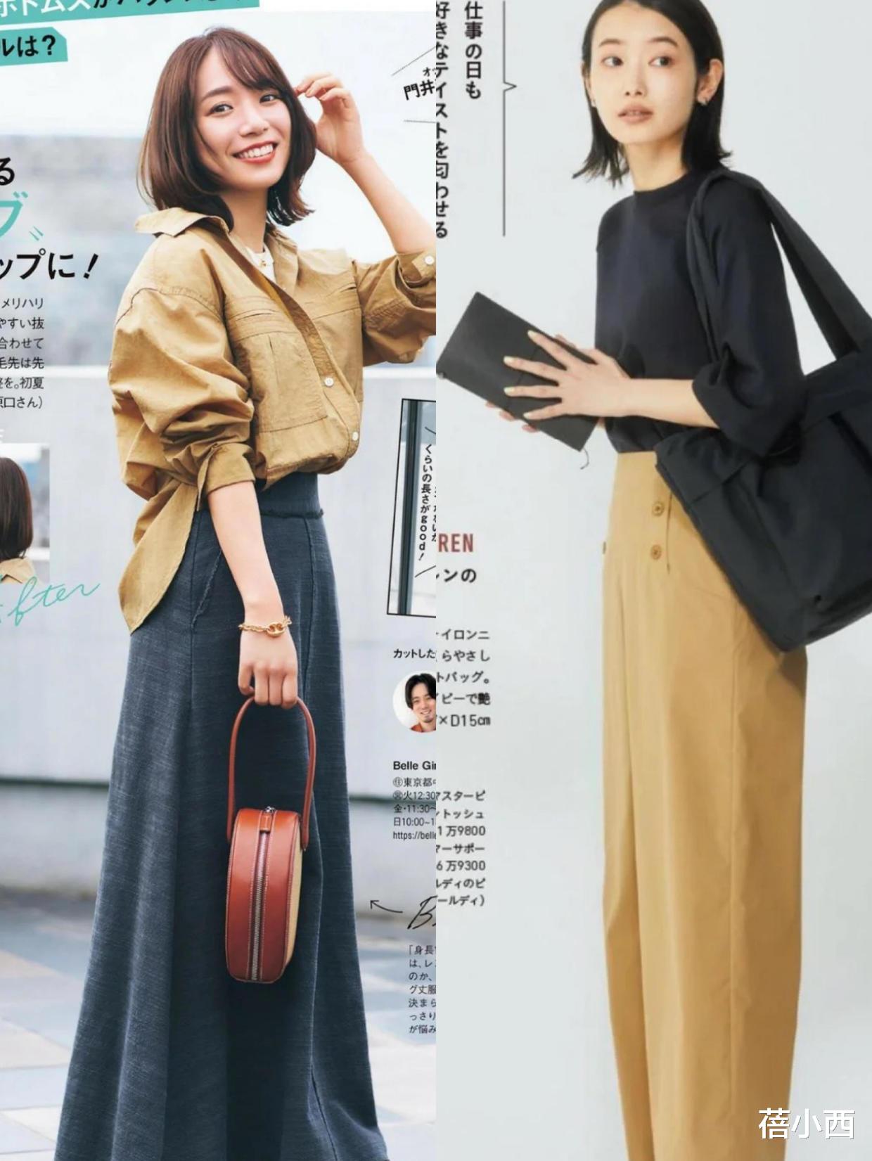 30岁女人要摆脱“普通感”，学日本博主的搭配，看似简单却很高级