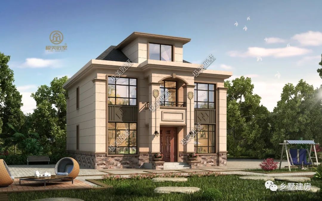 小门厅大作用,这五款门内置的别墅,颜值与实用并存