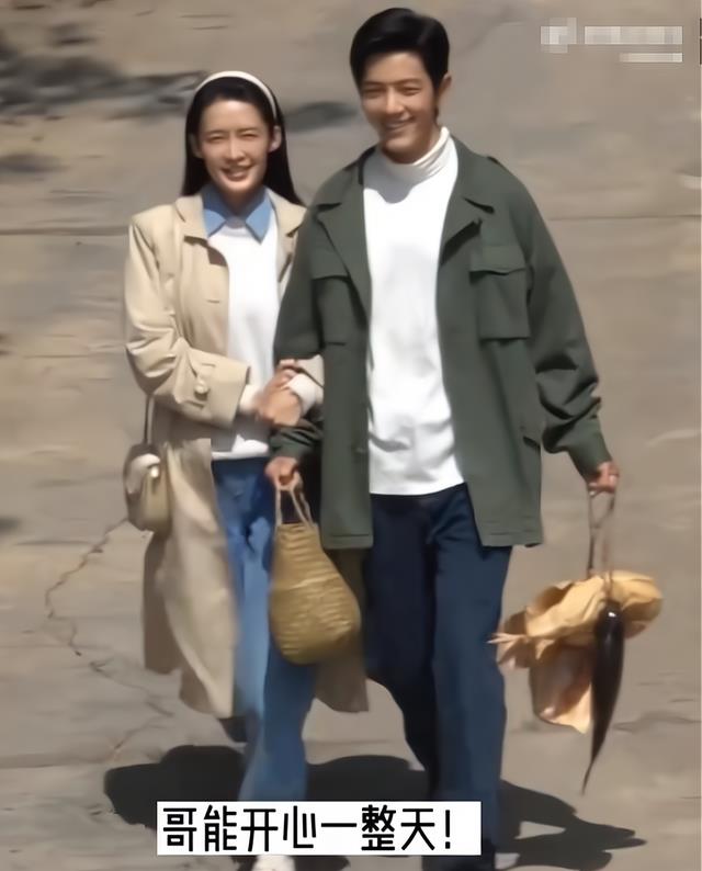 李沁|《梦中的那片海》路透照，肖战拎着鸡鸭鱼，李沁挽着他的手！
